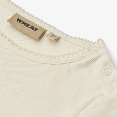 Wheat- Ripp-Body mit langen Ärmeln, Regitze