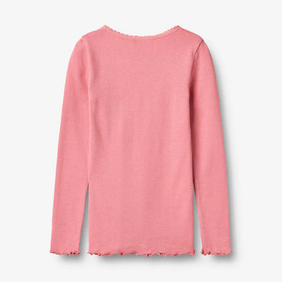 Wheat-Rib T-shirt L/S Reese-9568 soft pink