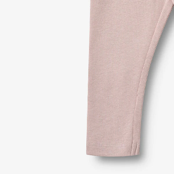 Wheat-Rib Leggings Maddy-1354 soft lilac