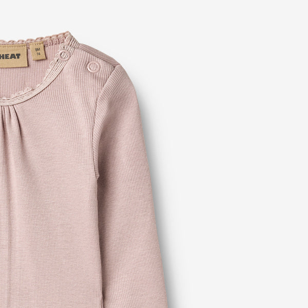 Wheat-Rib Body L/S Lotta-1354 soft lilac