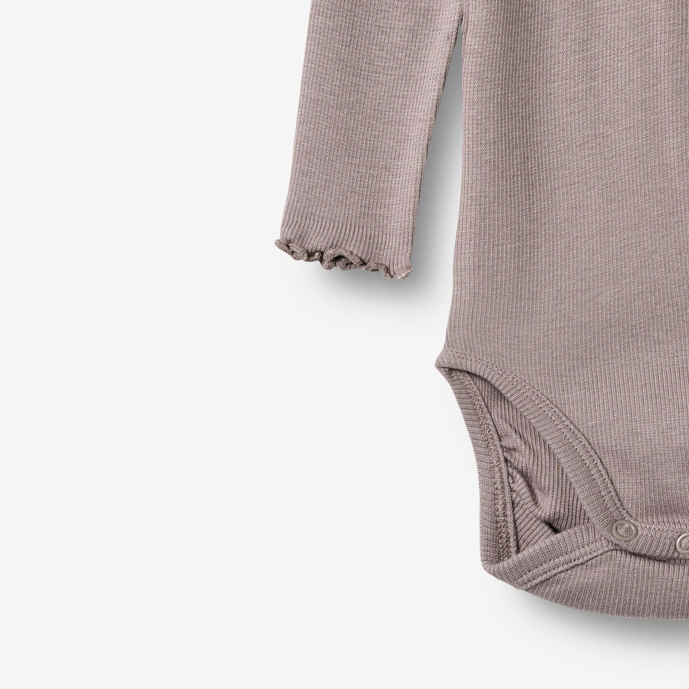 Wheat- Rippstrick-Body L/S Lotta dusty purple