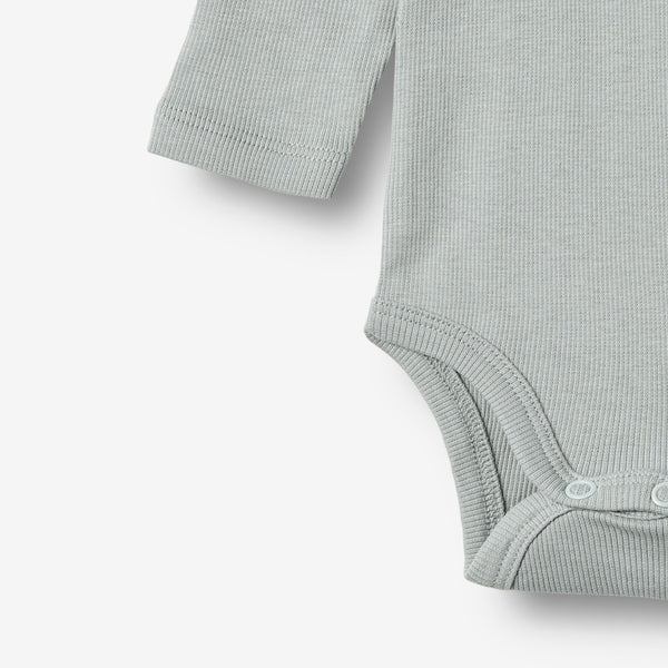 Wheat-Rippstrick-Body mit langen Ärmeln sofft rain