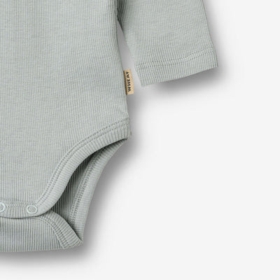 Wheat-Rippstrick-Body mit langen Ärmeln sofft rain