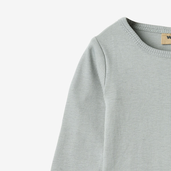 Wheat-Rippstrick-Body mit langen Ärmeln sofft rain
