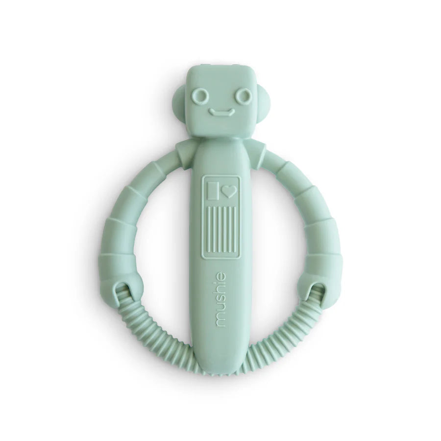Mushie - Roboter Rassel Beißring