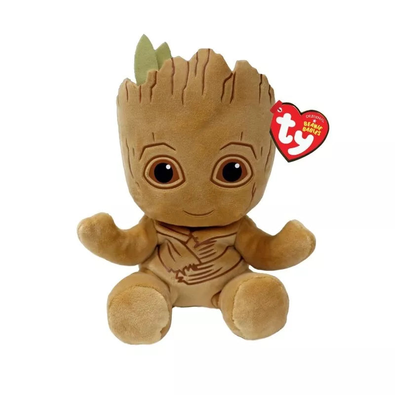 TY- Beanie Babies- Groot- Marvel