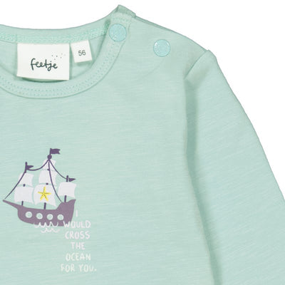 Feetje - Longsleeve - Tiny Pirate - Minze