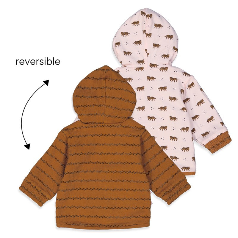 Feetje - Wendejacke mit Kapuze - Tiger Love - Camel