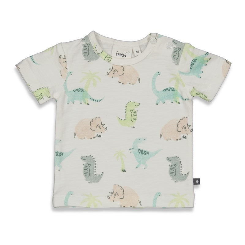 Feetje - T-Shirt AOP - Cool-A-Saurus - Offwhite