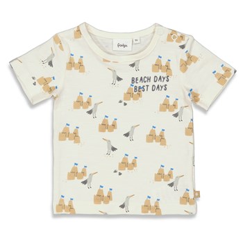 Feetje - T-Shirt AOP - Beach Days - Offwhite