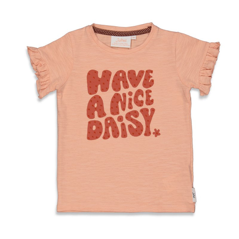 Jubel & Sturdy - T-Shirt - Have A Nice Daisy - l.Roze