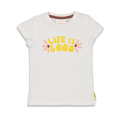 Jubel & Sturdy - T-Shirt - Have A Nice Daisy - Offwhite