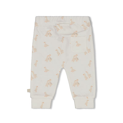 Feetje-Hose AOP - Little Duck-Natur