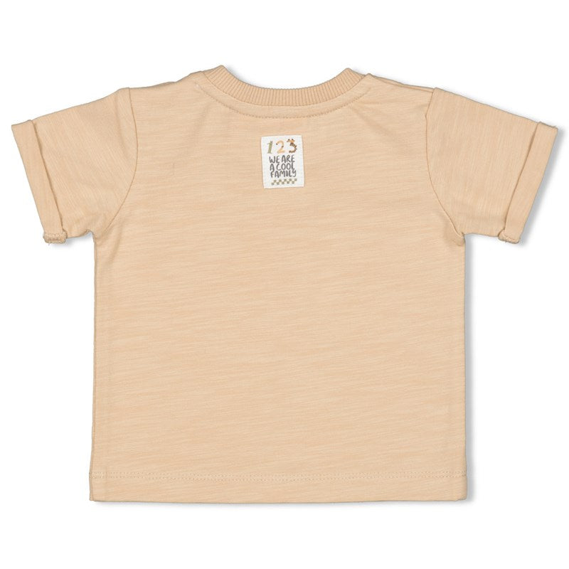 Feetje-T-Shirt - Cool Family-Sand