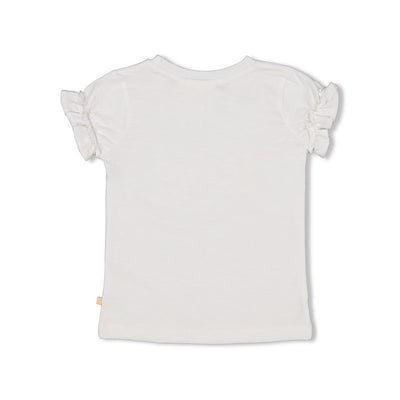 Jubel-T-Shirt - Sunny Side Up-Weiss
