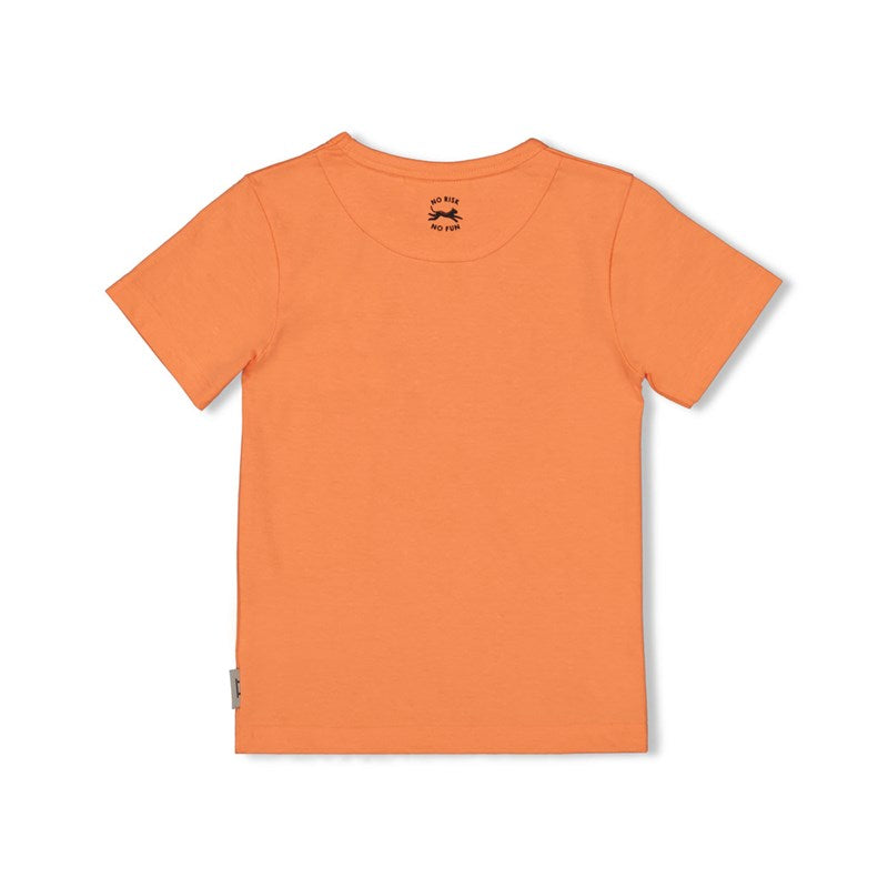 Sturdy-T-Shirt - Checkmate-Neon Orange