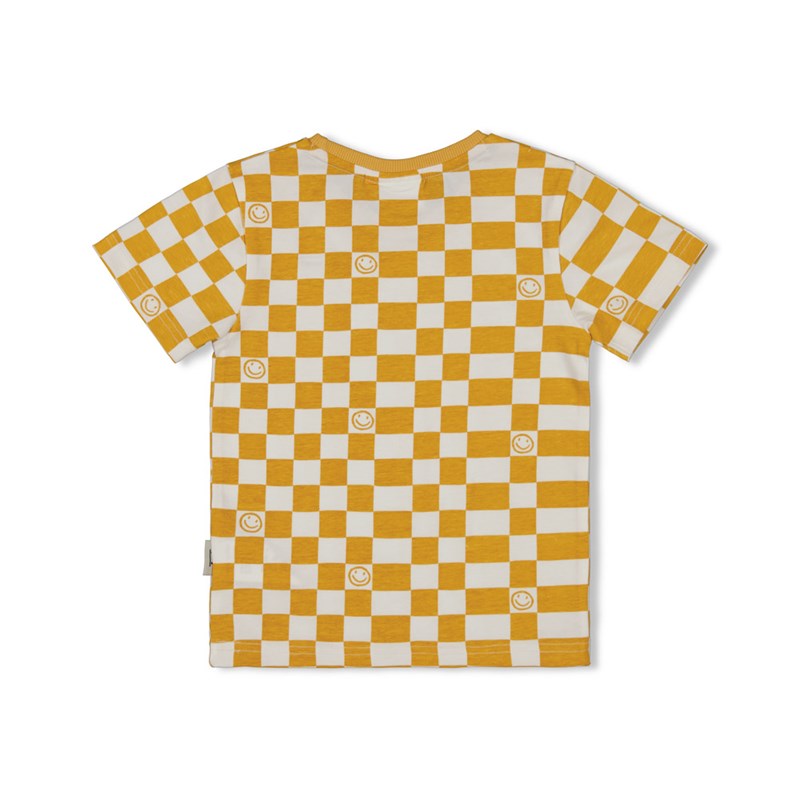 Sturdy-T-Shirt AOP - Checkmate-Gelb