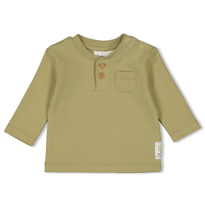 Feetje-Gerippte Longsleeve - Mini Adventurer