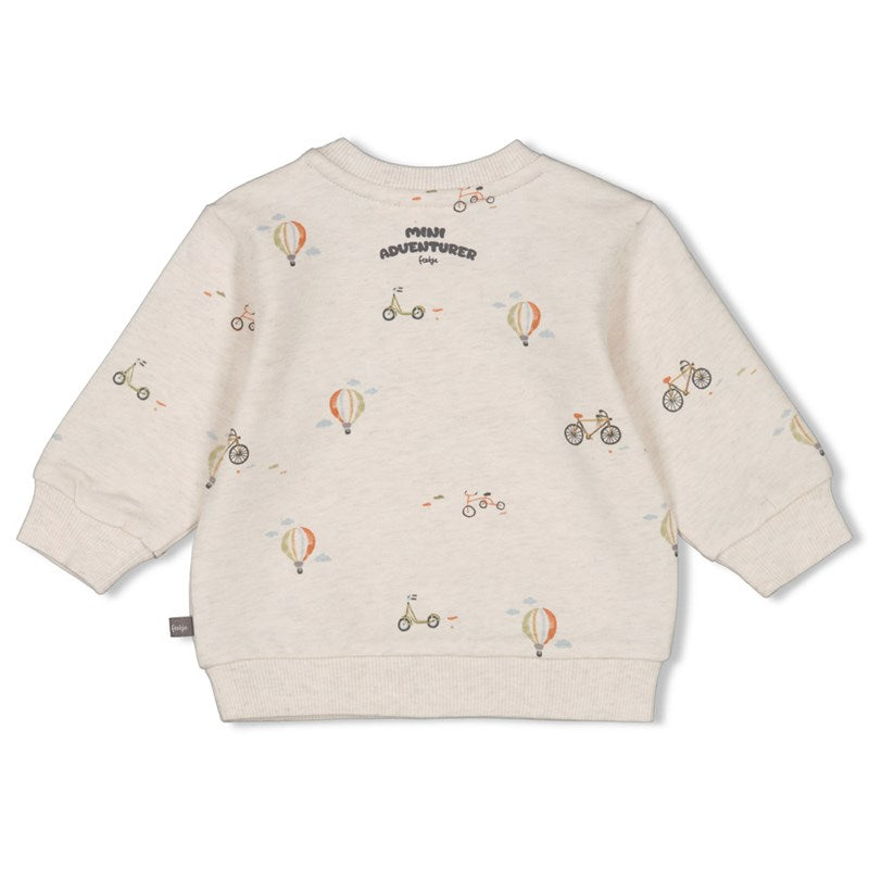 Feetje-Sweater AOP - Mini Adventurer