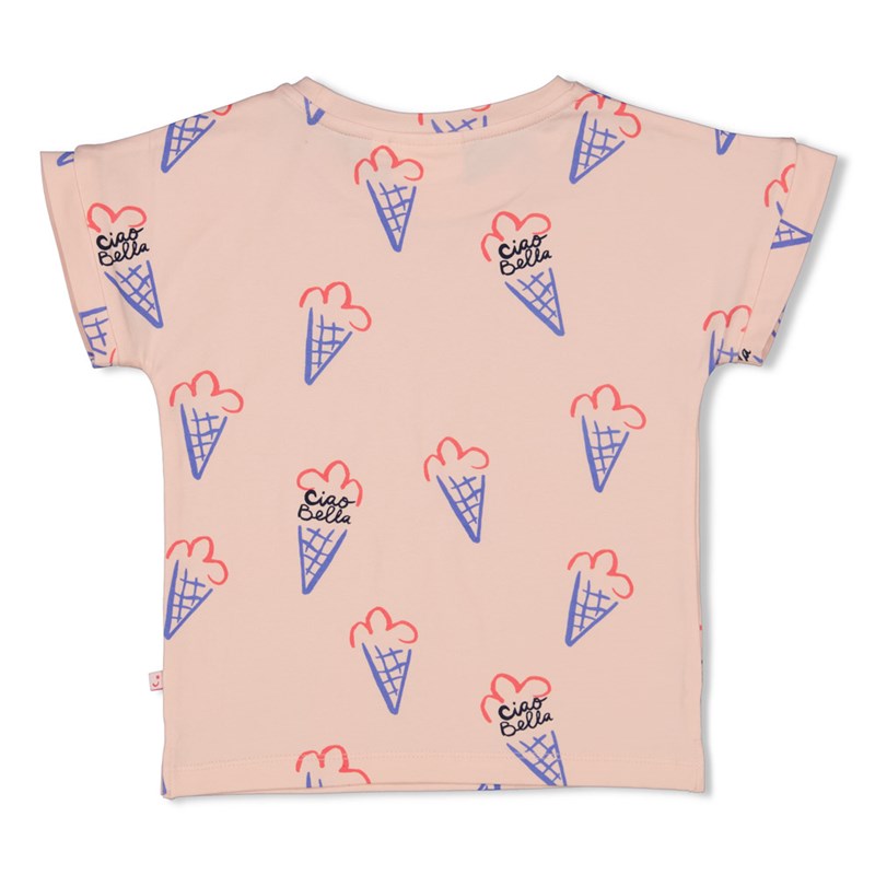 Jubel-T-Shirt AOP - Ciao Bella-Rosa