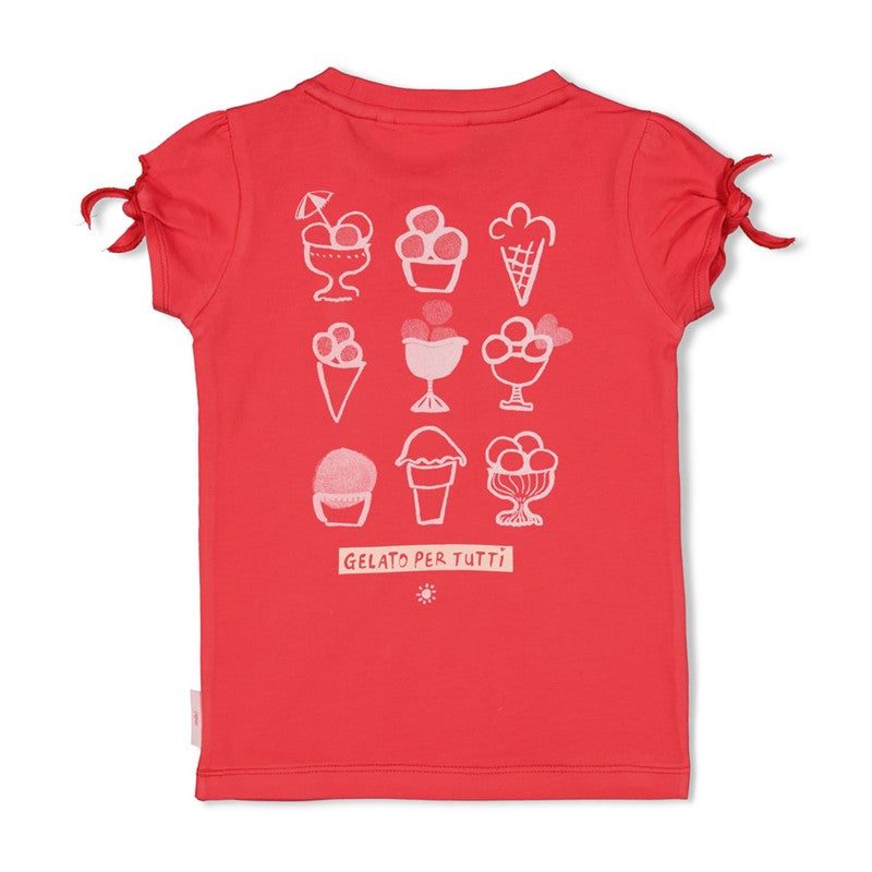 Jubel-T-Shirt - Ciao Bella-Rot