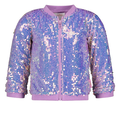 Jubel-Pailetten Blouson - Picknick Perfect-Flieder