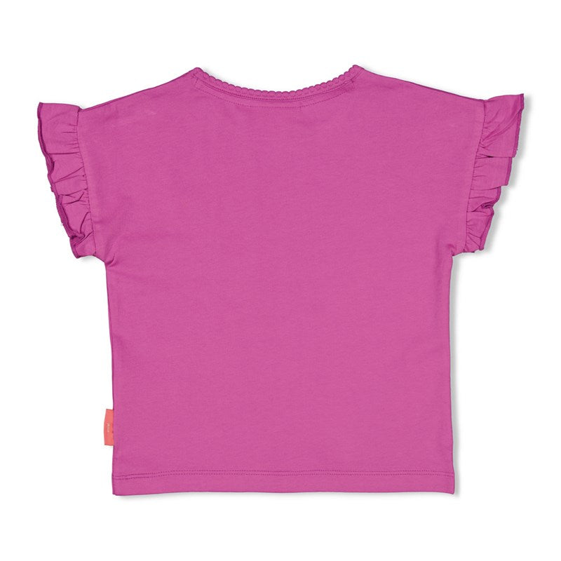 Jubel-T-Shirt - Picknick Perfect-Violett