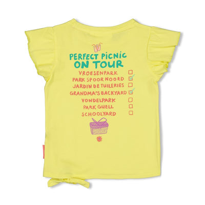 Jubel-T-Shirt - Picknick Perfect-Gelb