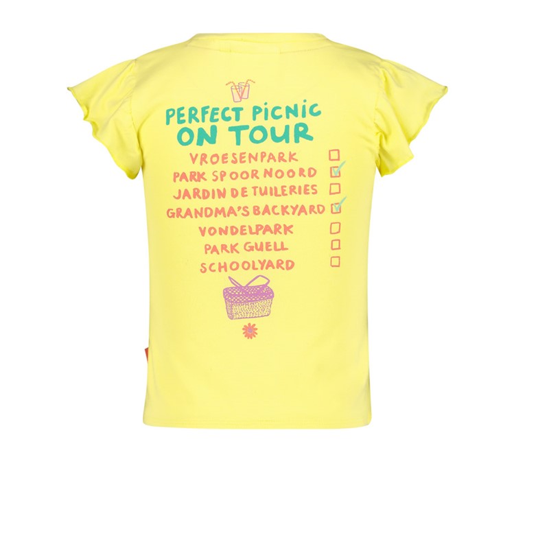 Jubel-T-Shirt - Picknick Perfect-Gelb