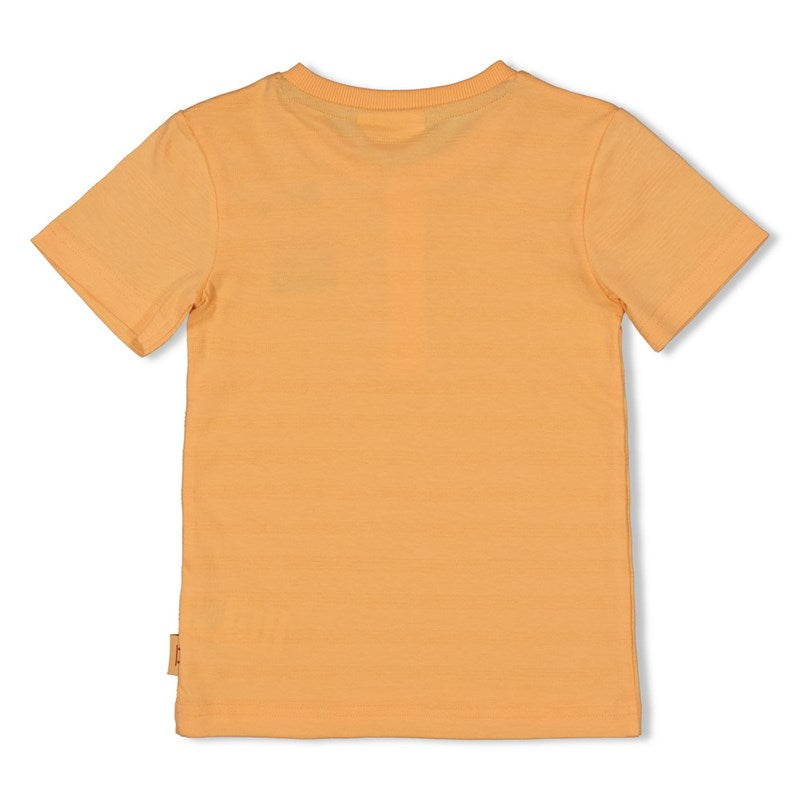 Sturdy-T-Shirt mit Knöpfen - Happy Rio-Pfirsich