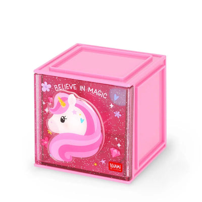Erweiterbare Schreibtischbox - Einhorn