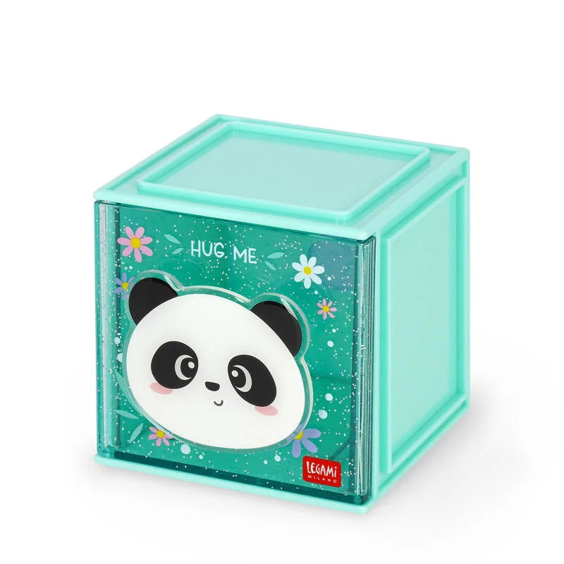 Erweiterbare Schreibtischbox - Cutie Cube Panda