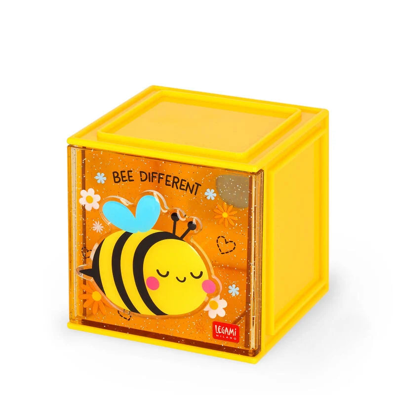Erweiterbare Schreibtischbox - Cutie Cube Biene