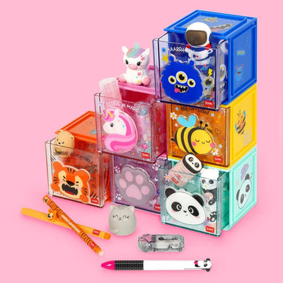 Erweiterbare Schreibtischbox - Cutie Cube Biene
