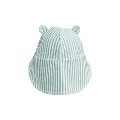 SENIA SONNENHUT SEERSUCKER Y/D STRIPE: SEA BLUE/WHITE