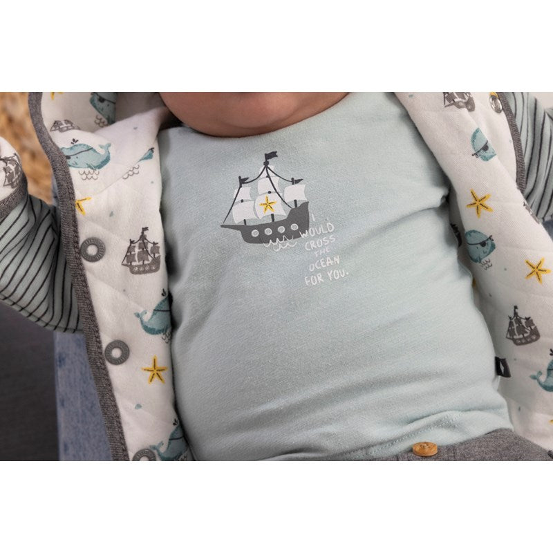 Feetje - Longsleeve - Tiny Pirate - Minze