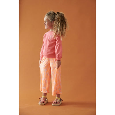 Jubel & Sturdy - Culotte Plissee AOP - Sunny Days - Neon Oranje