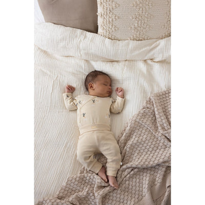 Feetje-Gerippte Wickelbody AOP - Special Delivery