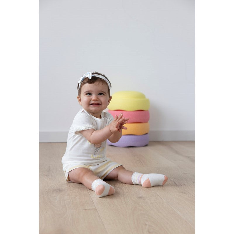 Feetje-Short Ringel Frottee - Sunshine