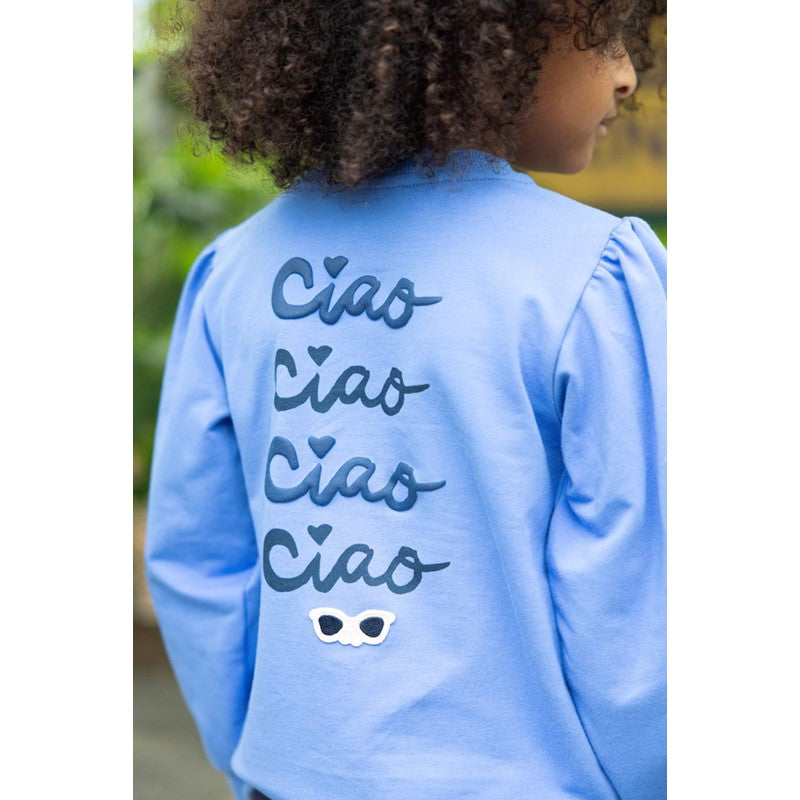 Jubel-Sweater - Ciao Bella-Blau