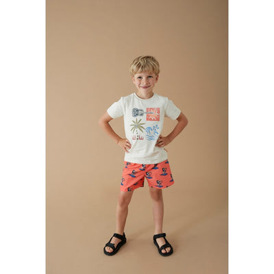 Sturdy-Badehose AOP - Happy Rio-Koralle