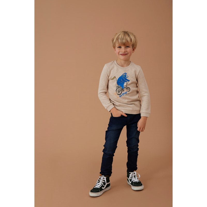 Sturdy-Longsleeve - Fun Days-Sand Melange