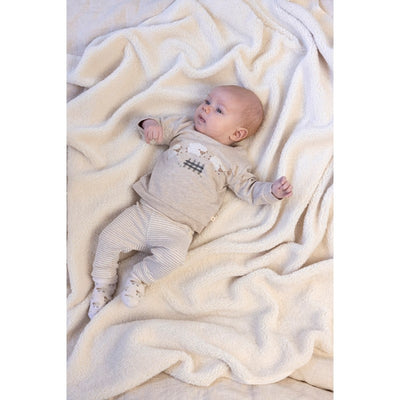 Feetje-Gerippte Hose Ringel - Sleepy Sheepy