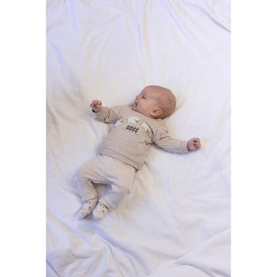 Feetje-Gerippte Hose Ringel - Sleepy Sheepy