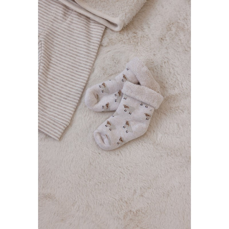 Feetje-Gerippte Hose Ringel - Sleepy Sheepy