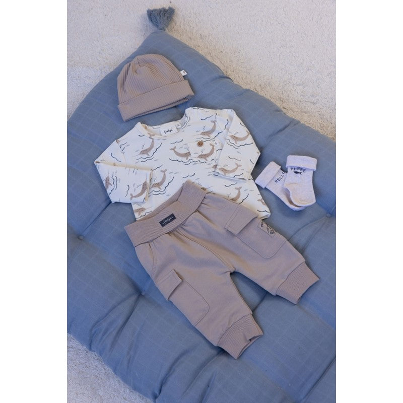Feetje-Longsleeve AOP - Narwal