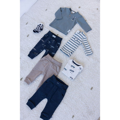 Feetje-Gerippte Longsleeve Ringel -  Let's Go!