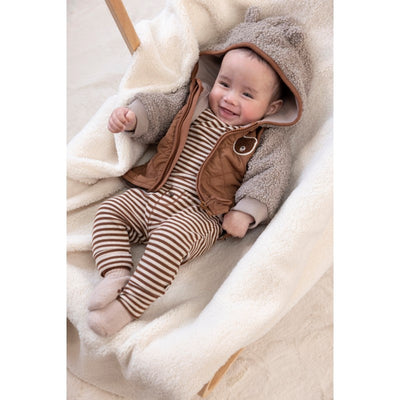 Feetje-Bouclé Jacke mit Kapuze - Wild World