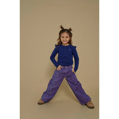 Jubel-Gerippte Longsleeve - Wild Soul-Indigo