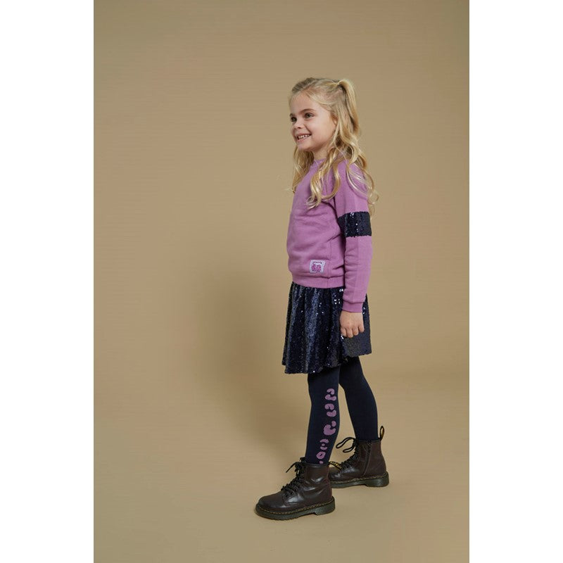 Jubel-Pailetten Rock - Wild Soul-Indigo